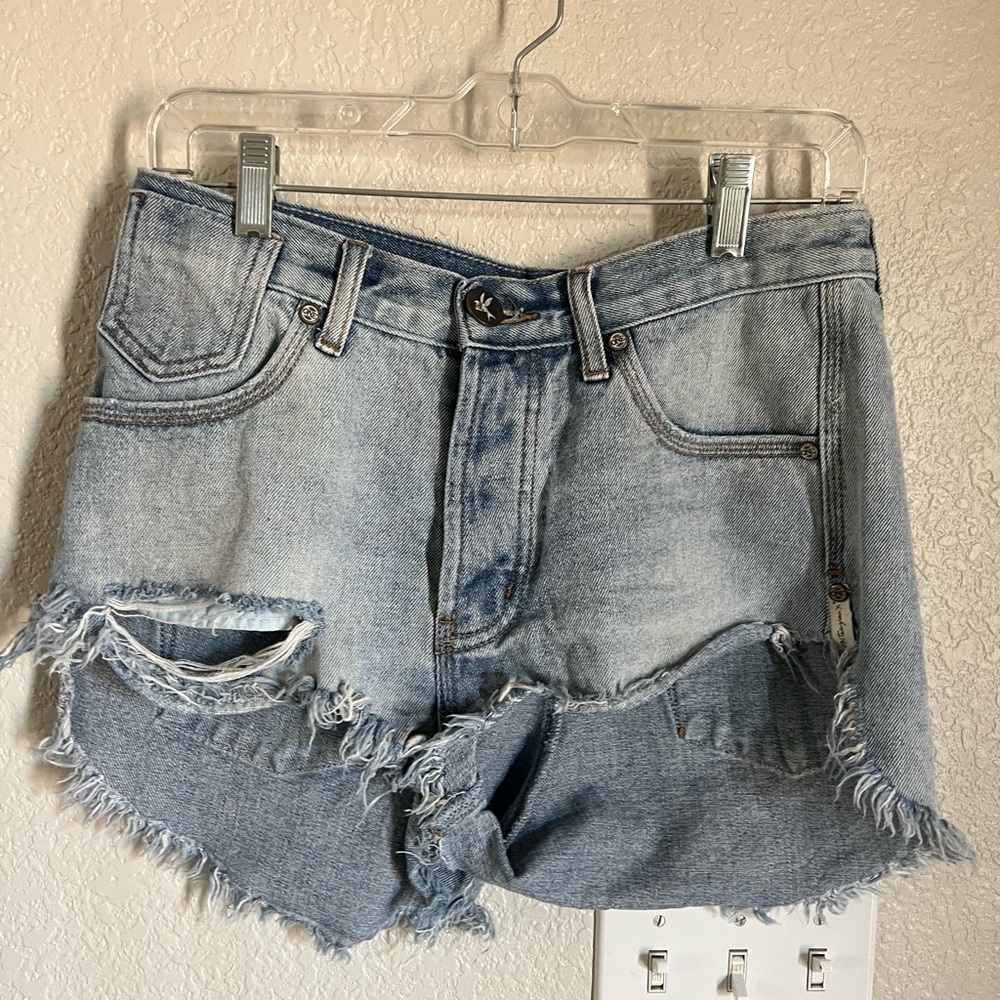 One Teaspoon Le Wolves Shorts